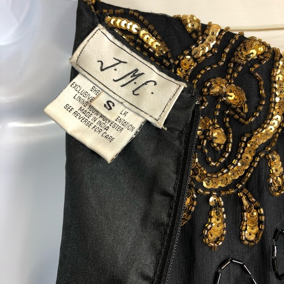 Black beaded dress - Picture 7 of 8